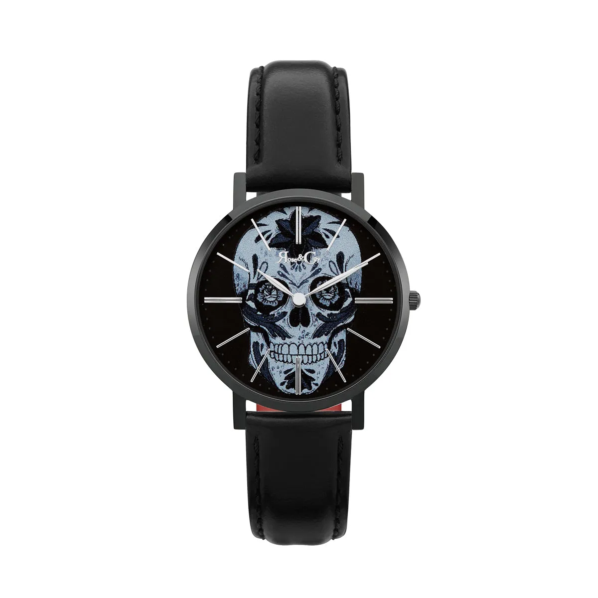 Midnight Sugar Skull Ultra Slim 34mm | Black Watch