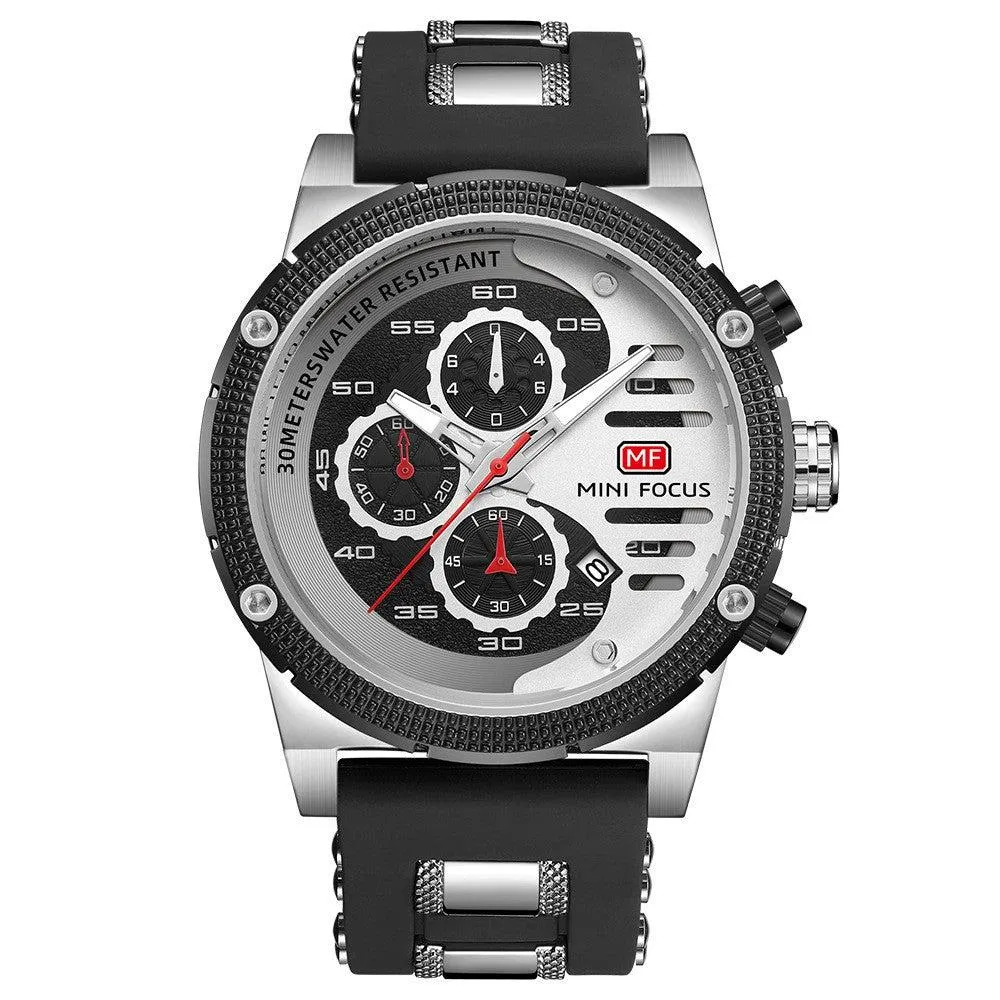 Mini Focus Men's Multifunctional Quartz Watch Sports Watch Mf0246G
