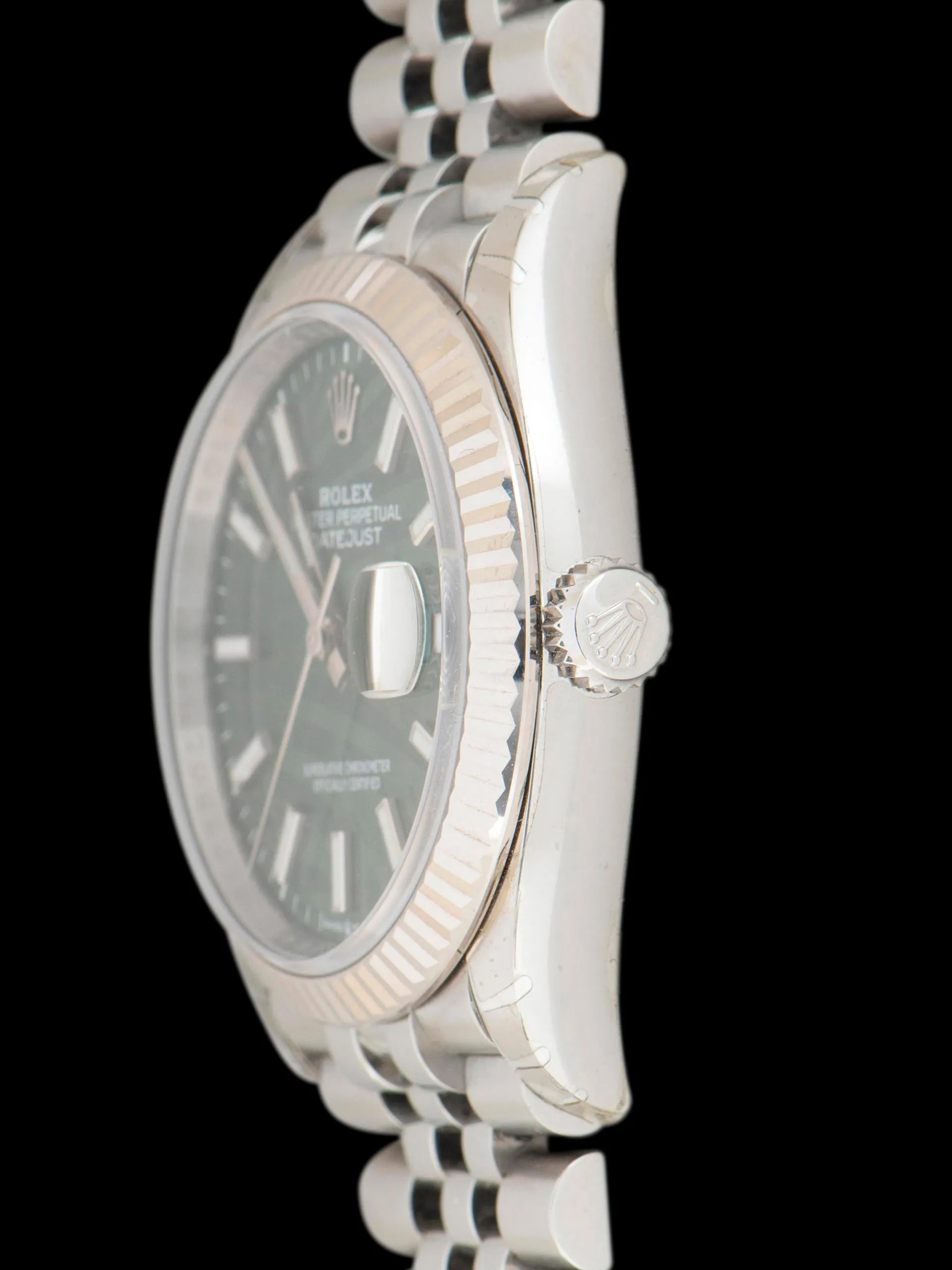 *Mint* 2021 Rolex Datejust (Ref. 126234) Green Palm Dial W/ Full Set & Factory Stickers
