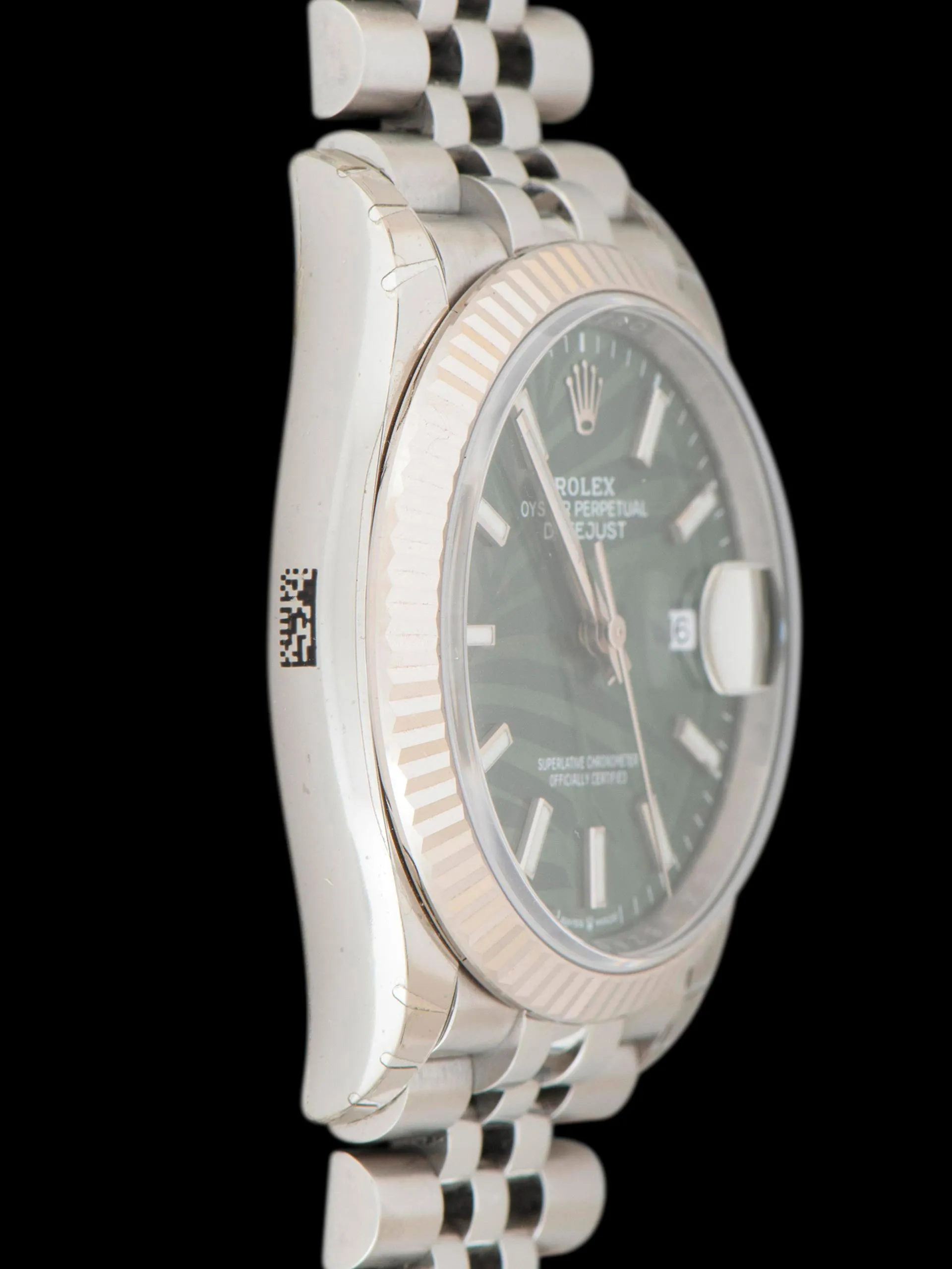 *Mint* 2021 Rolex Datejust (Ref. 126234) Green Palm Dial W/ Full Set & Factory Stickers