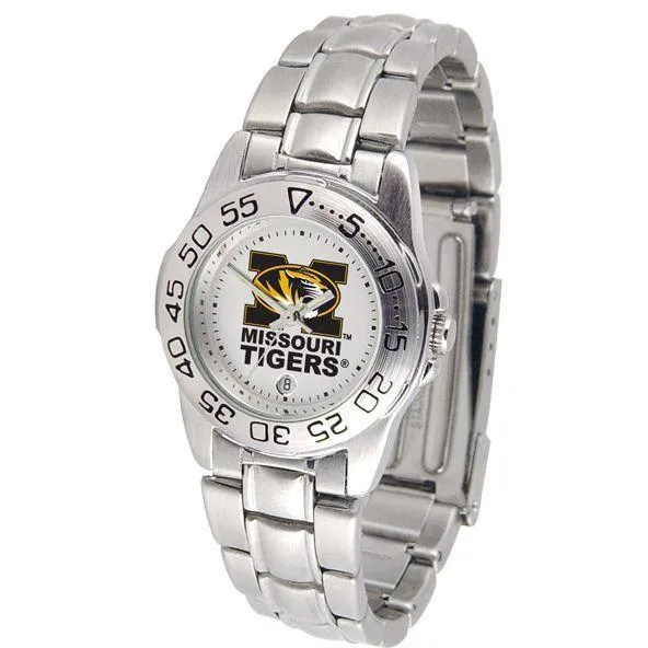 Missouri Tigers Ladies Steel Band Sports Watch