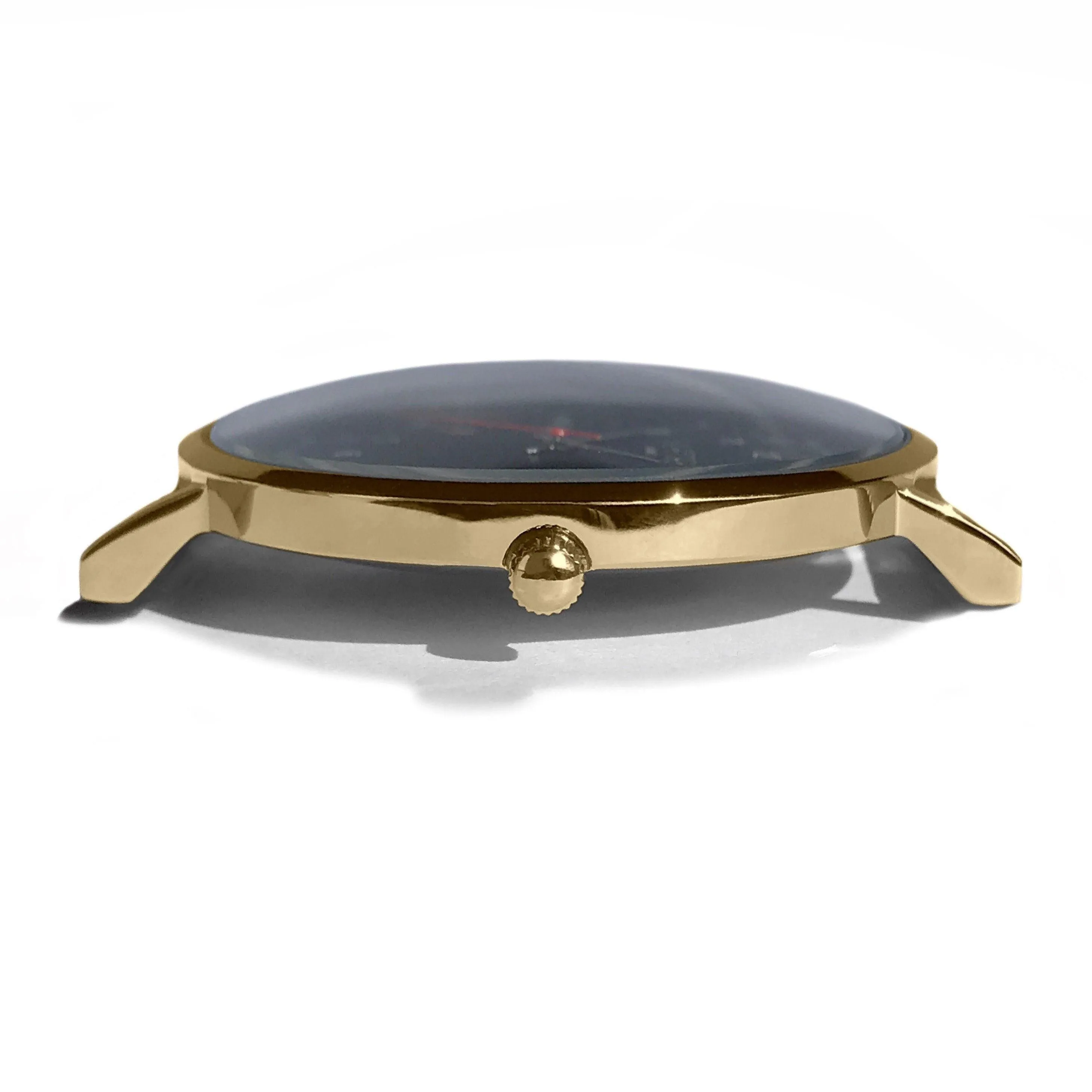 Moderna Vegan Leather Watch Gold, Black & Mint