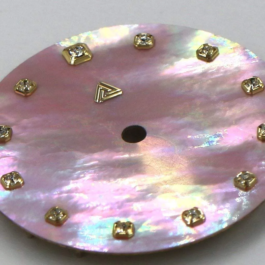 Mother of Pearl Dial - Pink / Swarovski Edition (No Date)