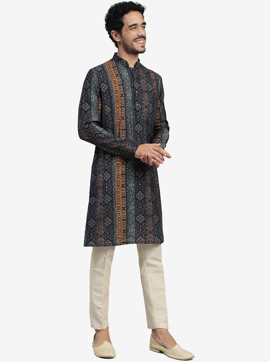 Navy Blue Kurta | The Kurta Company