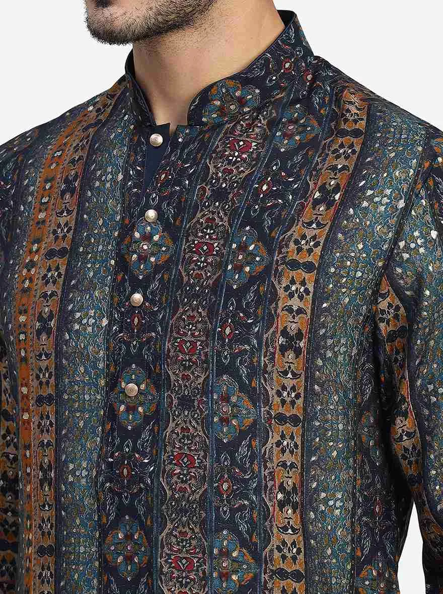 Navy Blue Kurta | The Kurta Company