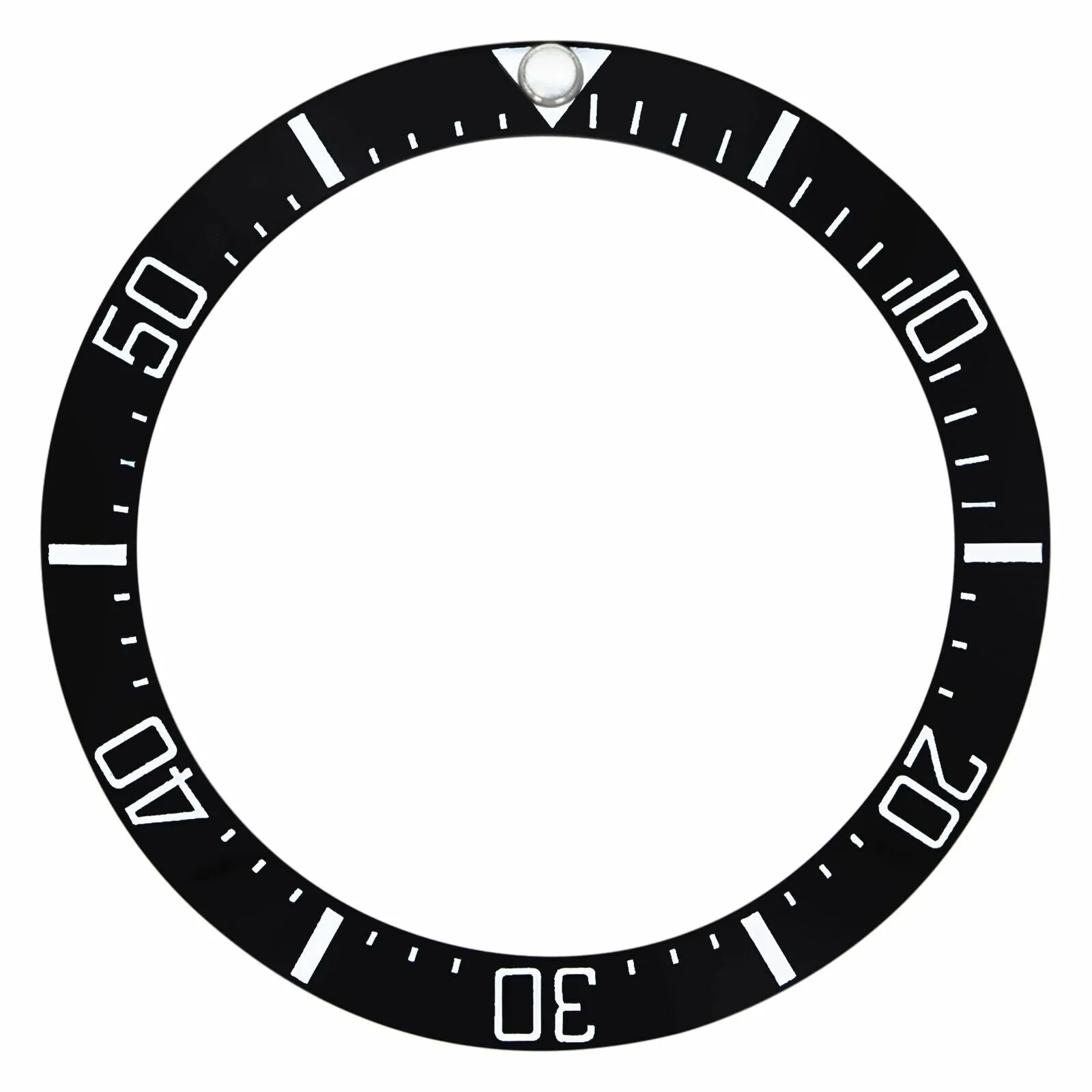 NEW HIGH QUALITY BLACK CERAMIC BEZEL INSERT FOR 44MM ROLEX DEEPSEA 116660 DSSD