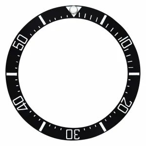 NEW HIGH QUALITY BLACK CERAMIC BEZEL INSERT FOR 44MM ROLEX DEEPSEA 116660 DSSD