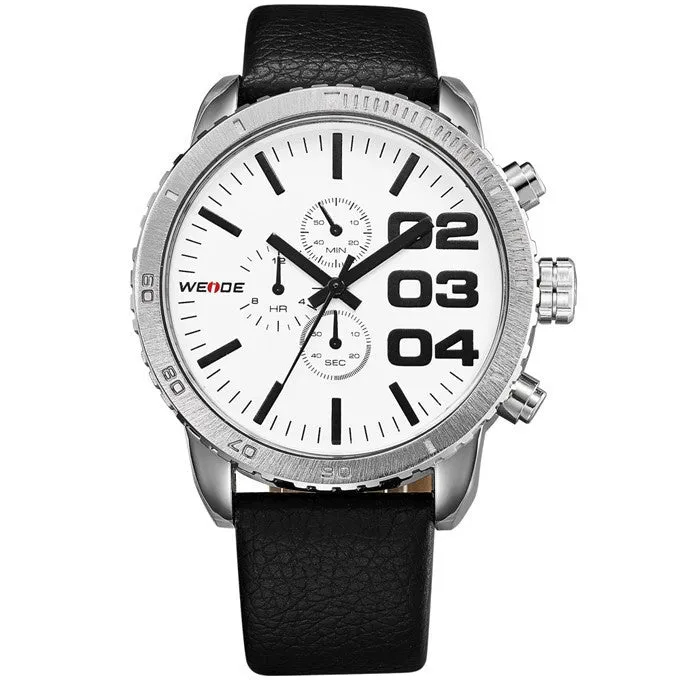 New WEIDE Men's Watch Japan Quartz Watch Luxury Brand 30m Waterproof Dive Fashion Casual Wristwatches