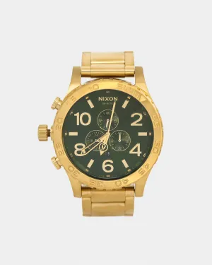 Nixon Men's 51-30 Chrono Gold/Green