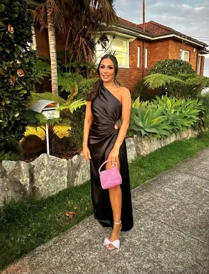 Nour Black Maxi Dress