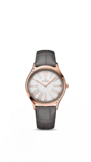 Omega De Ville Trésor Quartz 36mm Sedna™ gold on Leather strap  428.58.36.60.02.001