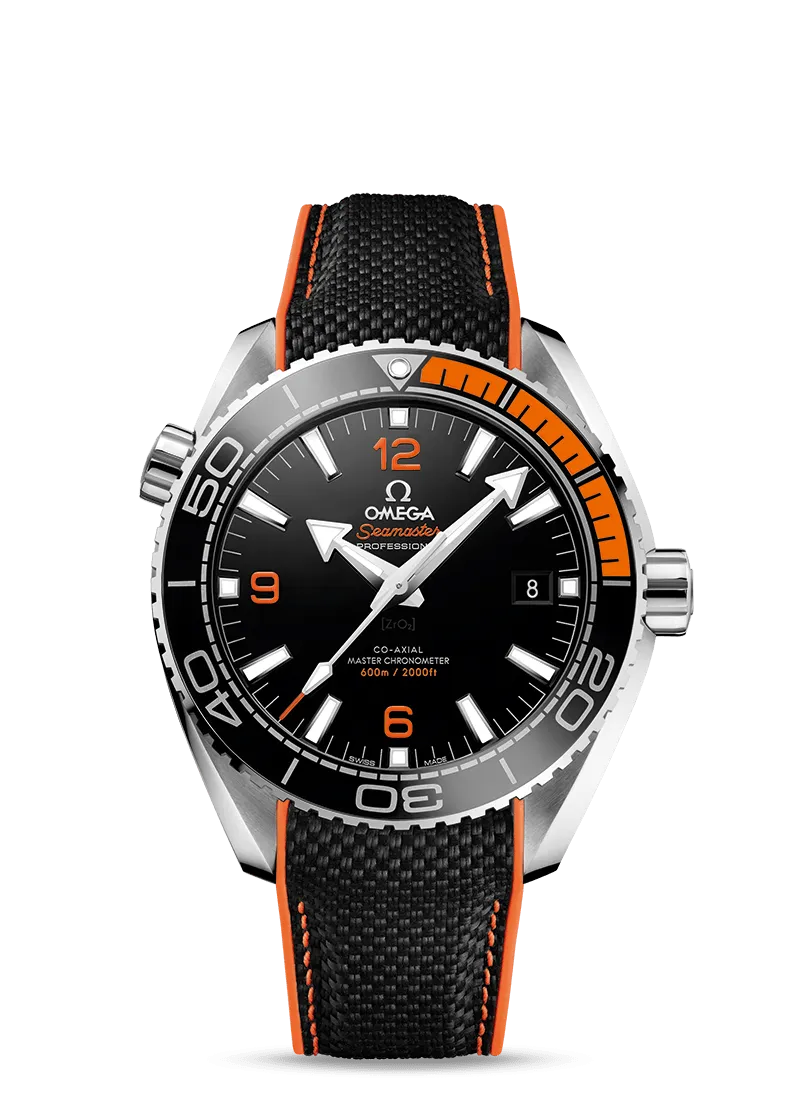 Omega Seamaster Planet Ocean 600M Co‑Axial Master Chronometer 43.5mm Steel on Rubber Strap 215.32.44.21.01.001