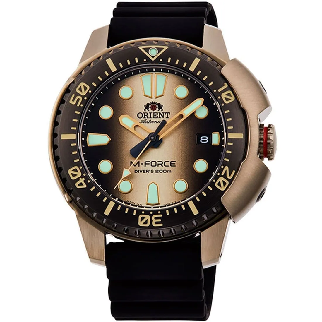 Orient M-FORCE Automatic Power Reserve 200M Diver Watch RA-AC0L05G00B RA-AC0L05G