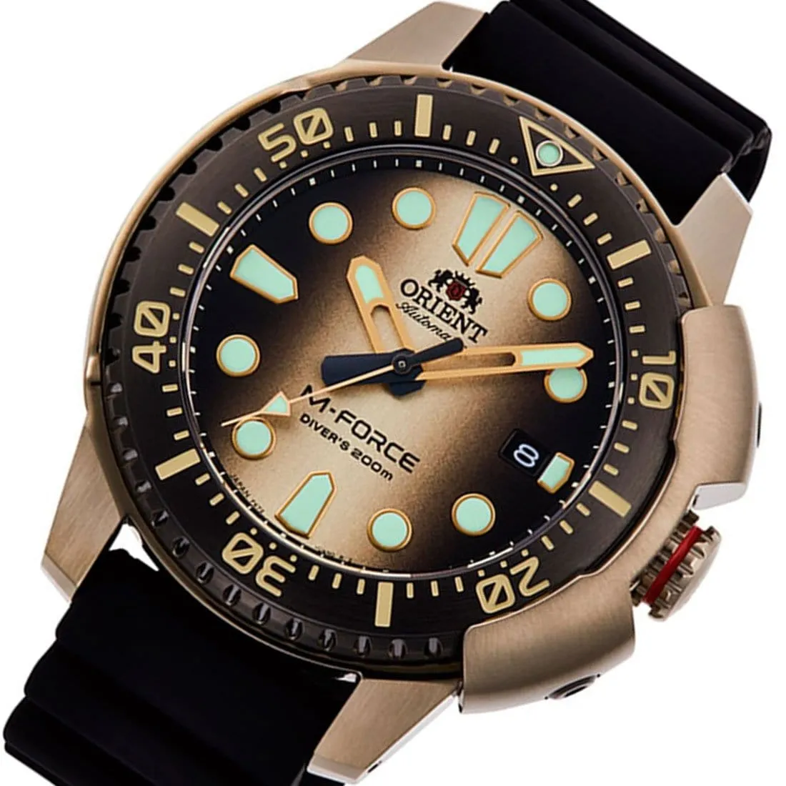 Orient M-FORCE Automatic Power Reserve 200M Diver Watch RA-AC0L05G00B RA-AC0L05G