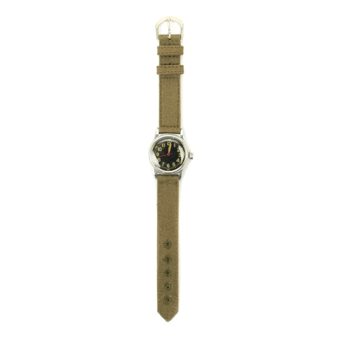 Original U.S. WWII 1944 Type A-11 USAAF Wrist Watch by Elgin - Fully Functional