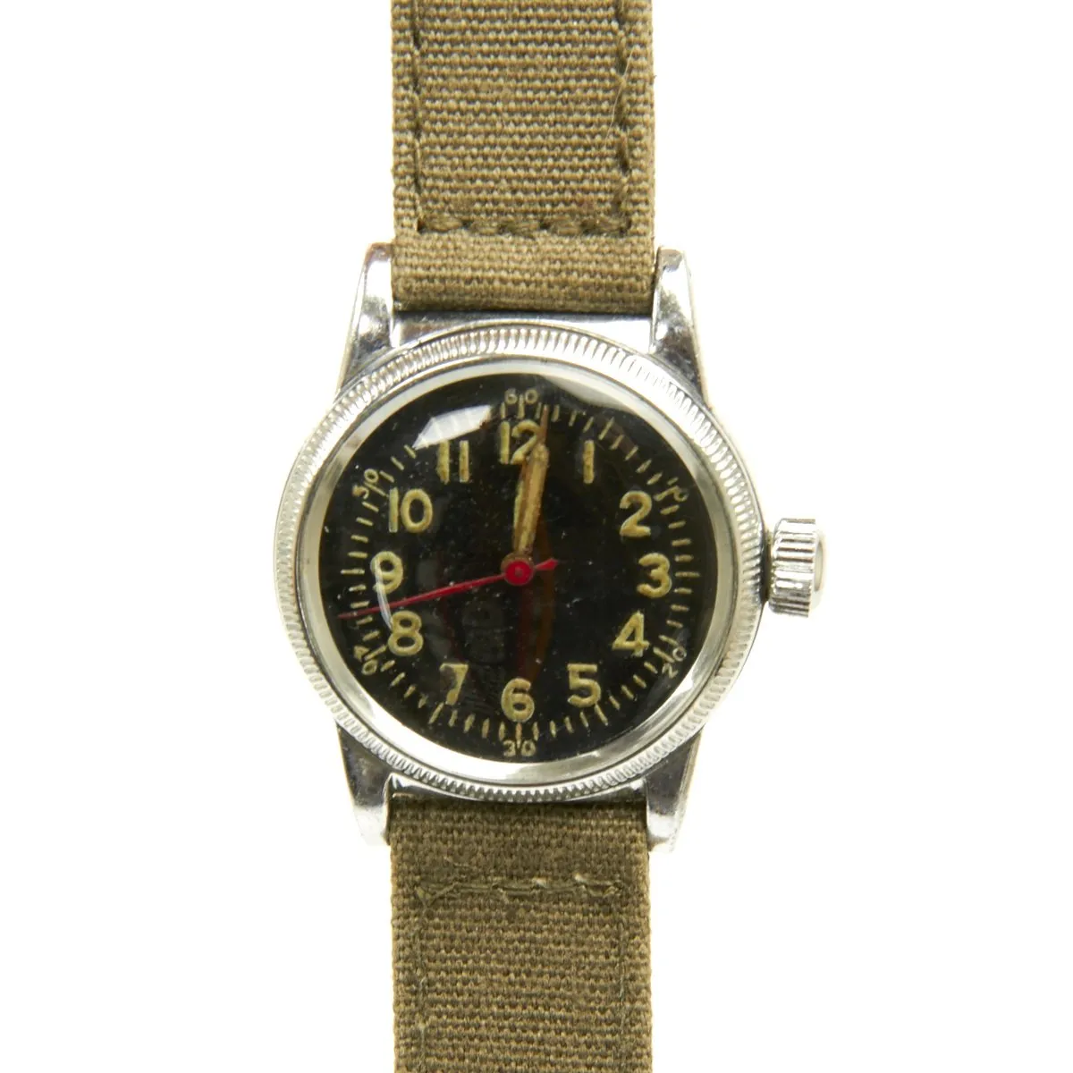 Original U.S. WWII 1944 Type A-11 USAAF Wrist Watch by Elgin - Fully Functional