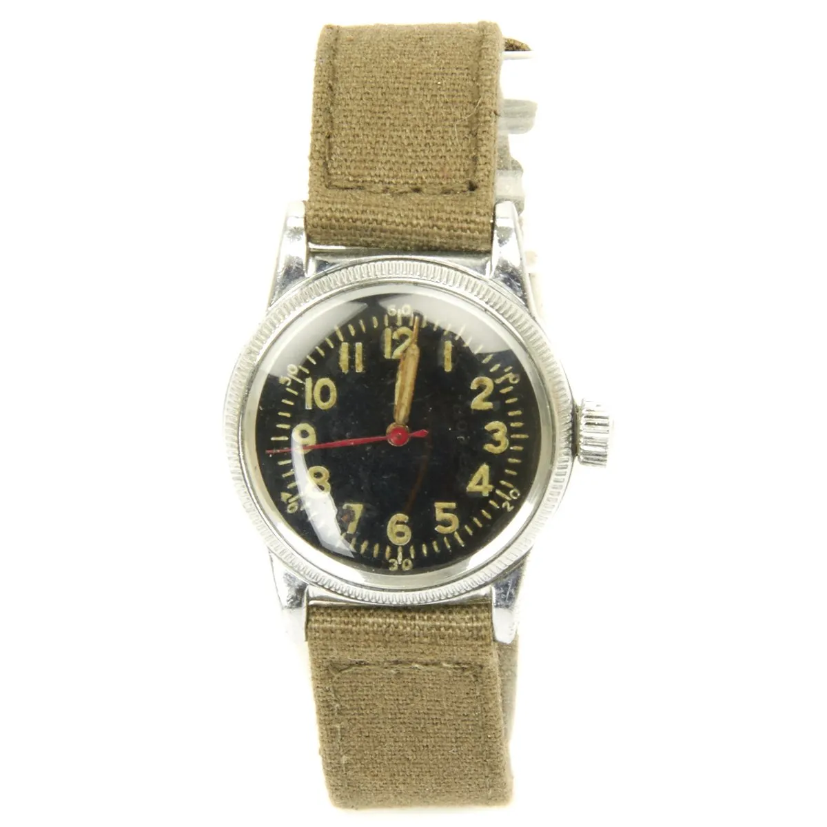 Original U.S. WWII 1944 Type A-11 USAAF Wrist Watch by Elgin - Fully Functional