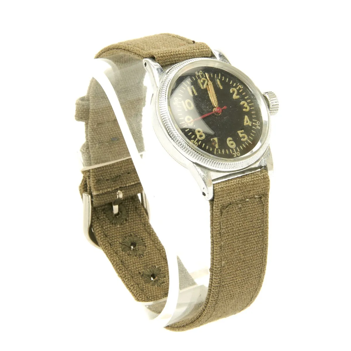 Original U.S. WWII 1944 Type A-11 USAAF Wrist Watch by Elgin - Fully Functional