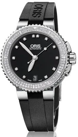 ORS Watch Aquis Date Diamond Rubber