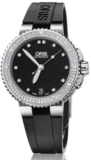 ORS Watch Aquis Date Diamond Rubber