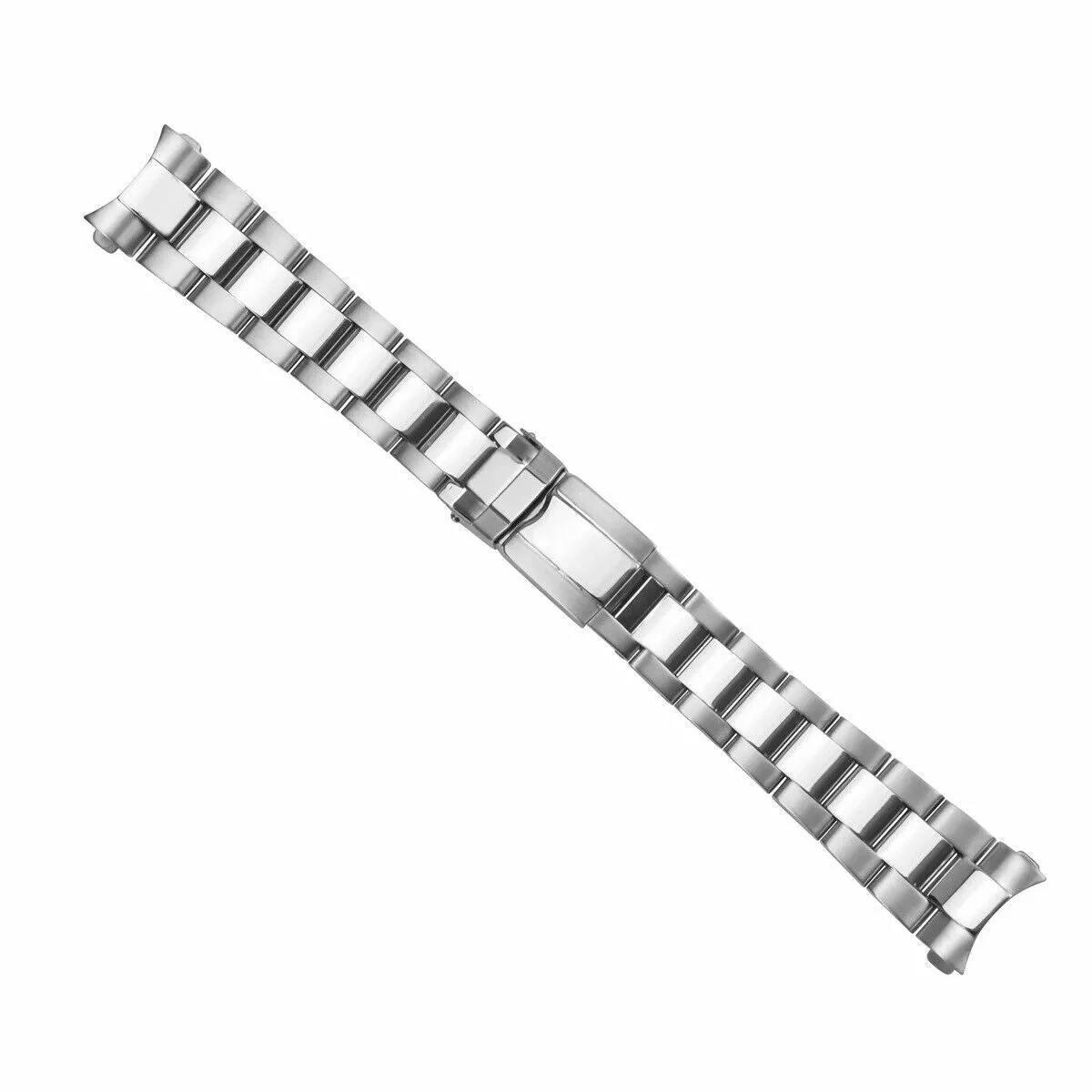 OYSTER WATCH BAND STAINLESS STEEL FOR ROLEX DAYTONA 116520 116523 SHINY/CENTER