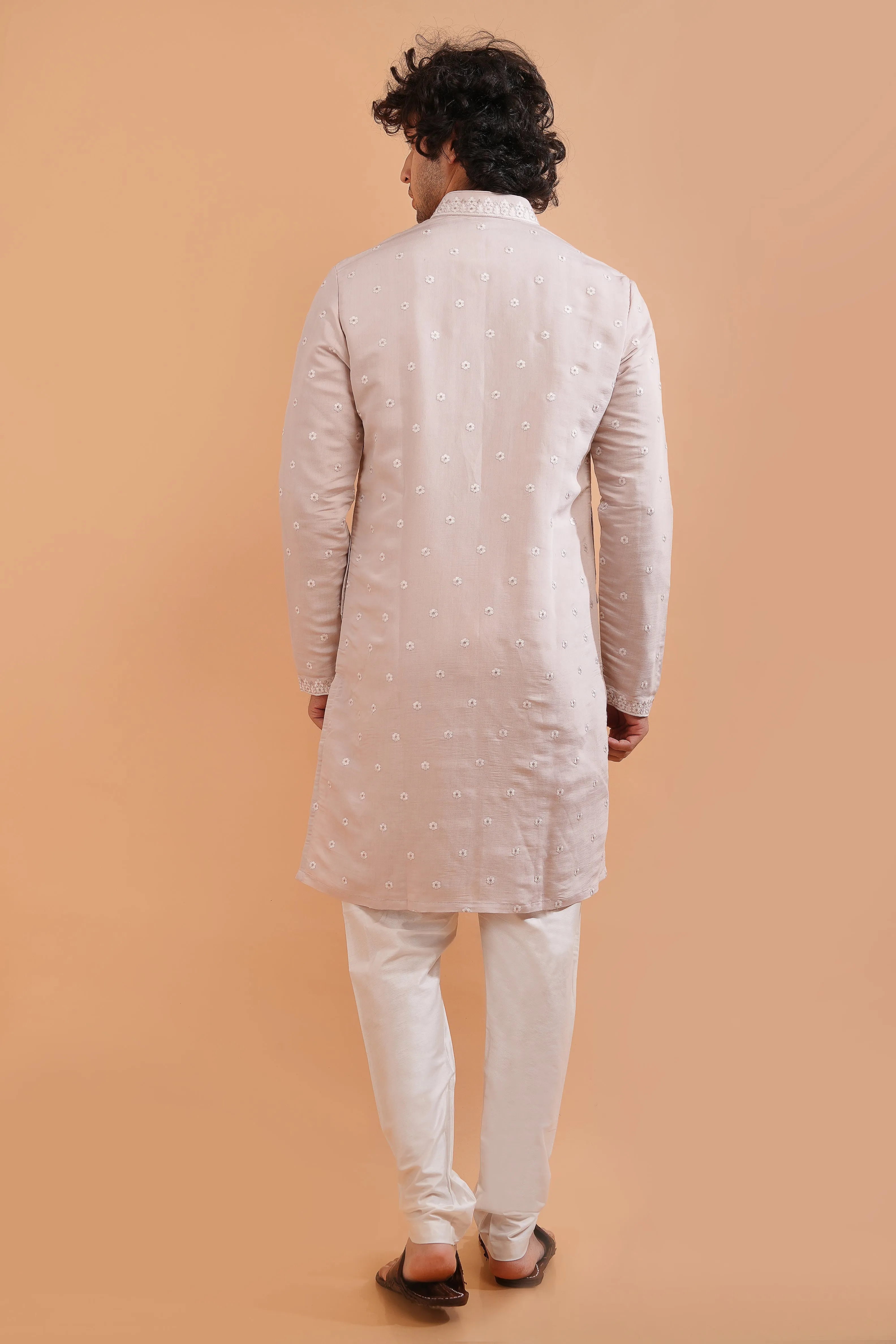 Pale Pink Kurta Pajama | TULA