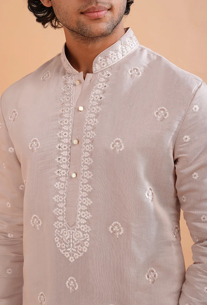 Pale Pink Kurta Pajama | TULA