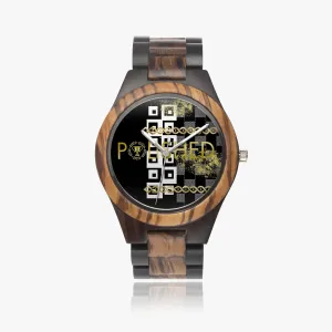 Polished Punteggiato Indian Ebony Wooden Watch