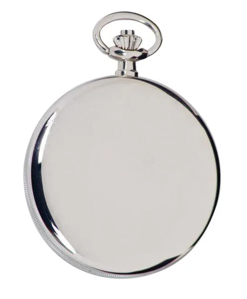 RAP Pocket Watch Full Hunter Silver Tone