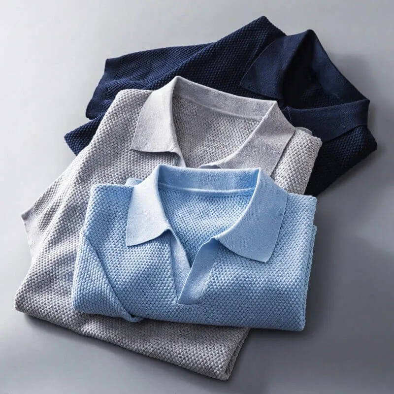Regency Waffle-Knit Polo