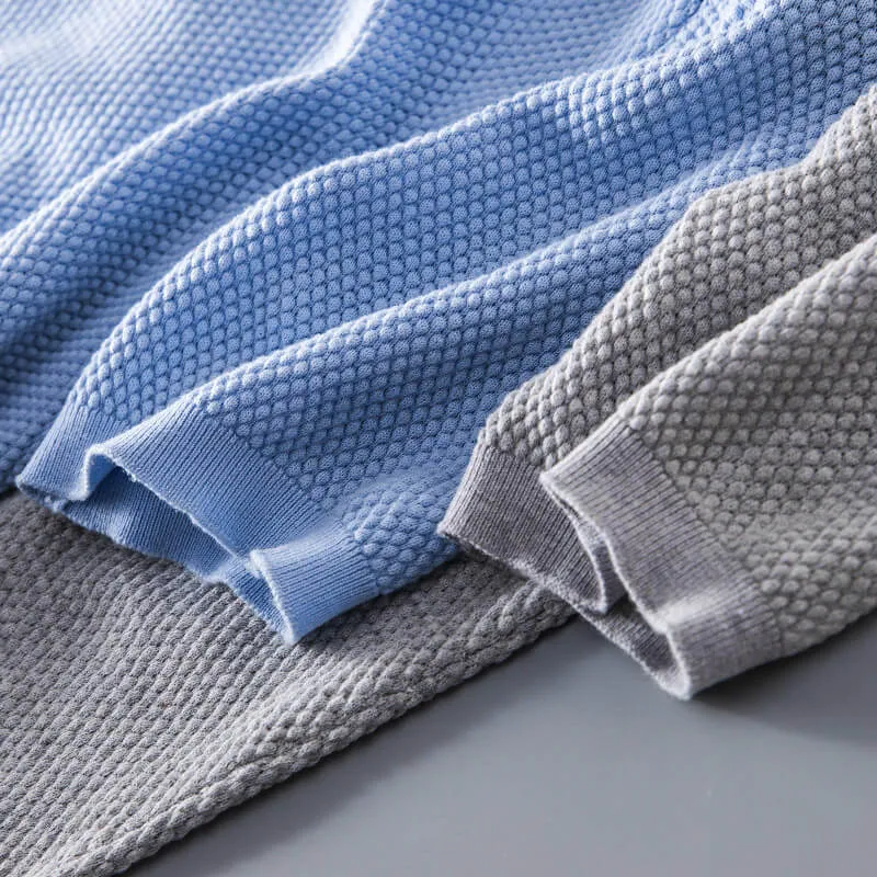 Regency Waffle-Knit Polo