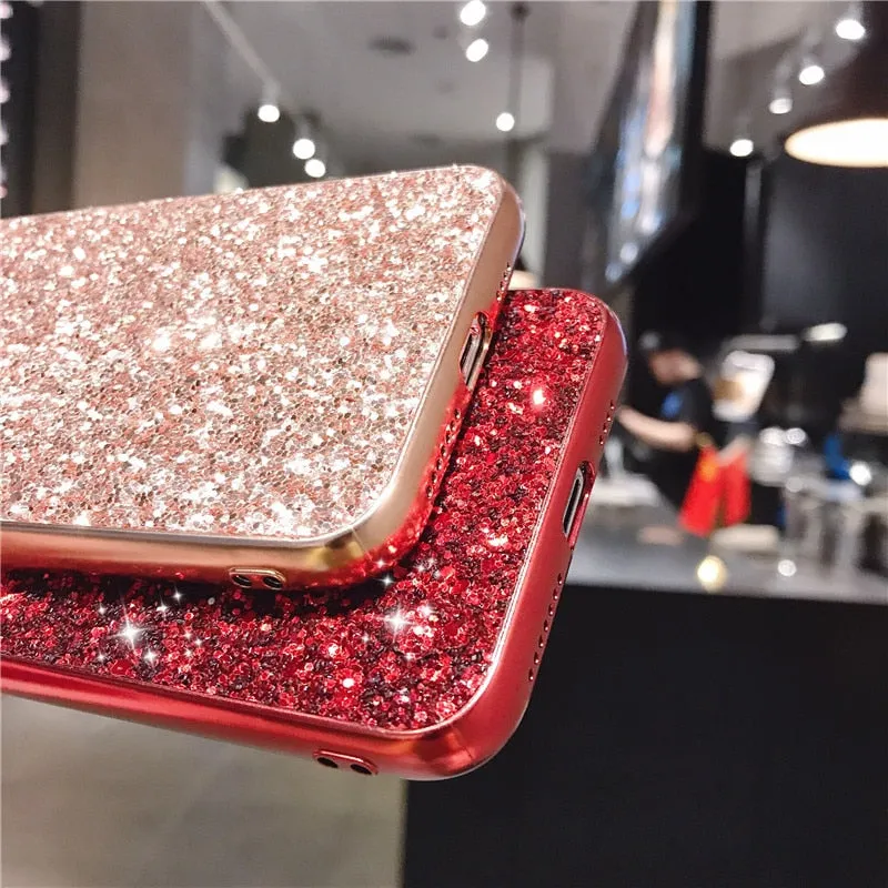 Rhinestone Bling Glitter Case For iPhone