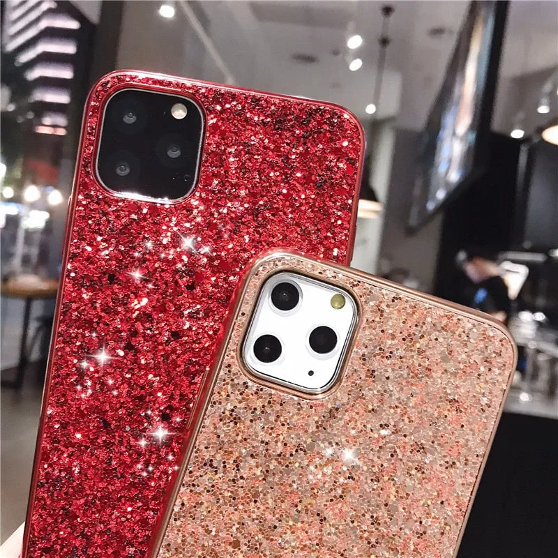 Rhinestone Bling Glitter Case For iPhone