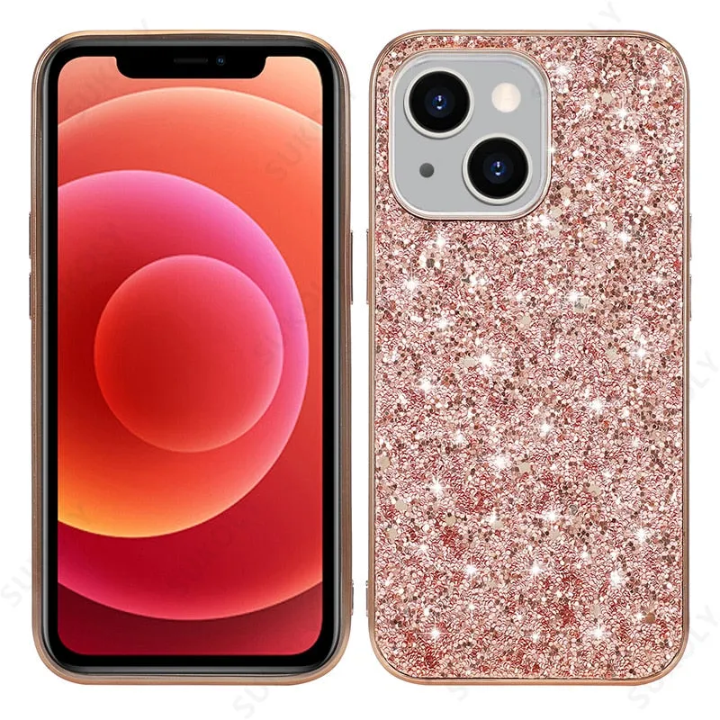 Rhinestone Bling Glitter Case For iPhone