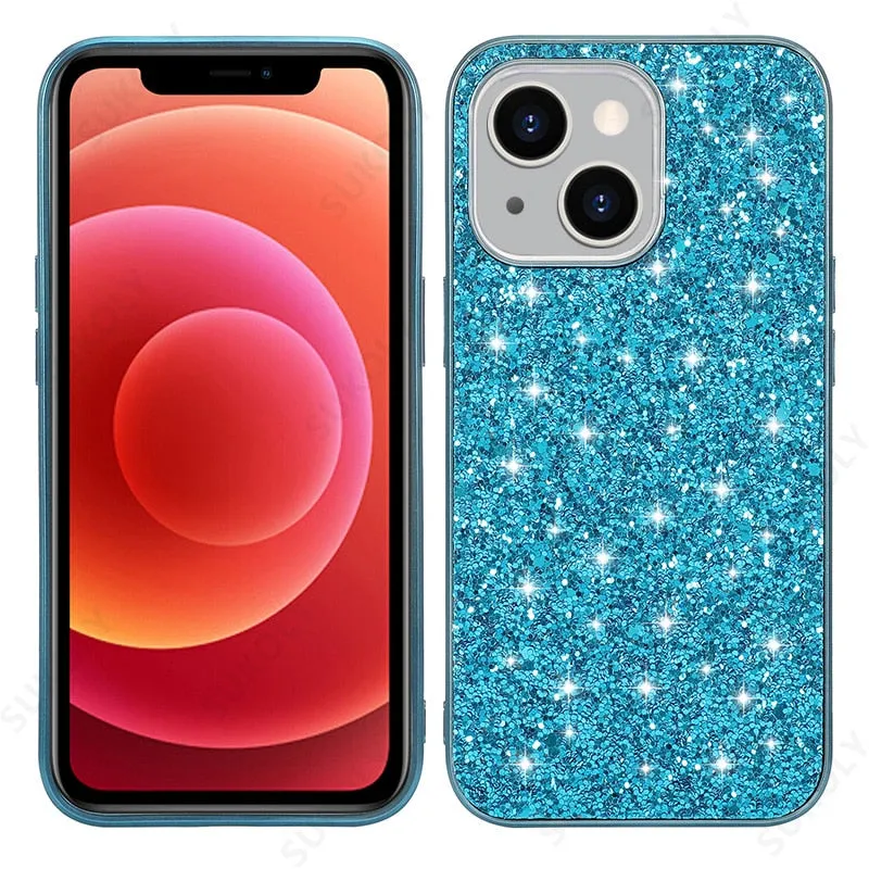Rhinestone Bling Glitter Case For iPhone