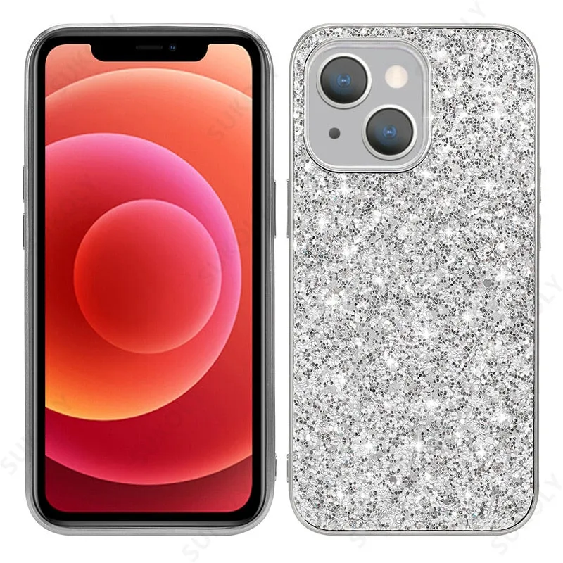 Rhinestone Bling Glitter Case For iPhone