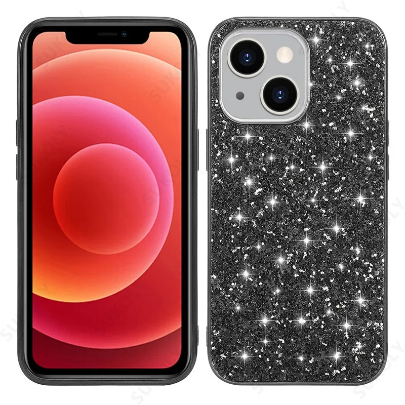 Rhinestone Bling Glitter Case For iPhone