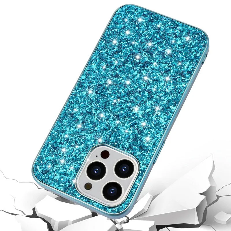 Rhinestone Bling Glitter Case For iPhone