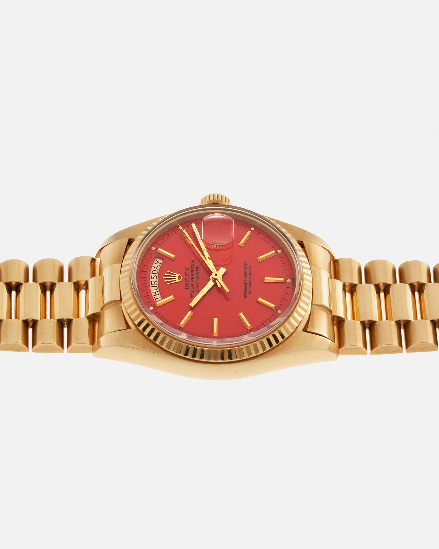 Rolex Day Date 1803 'Stella' Coral Red