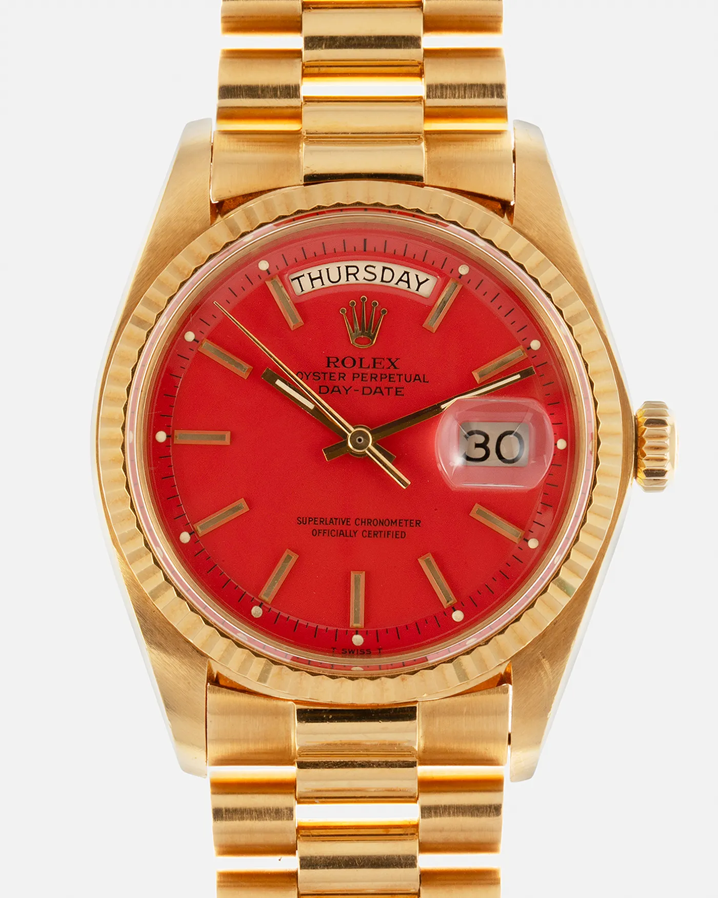 Rolex Day Date 1803 'Stella' Coral Red