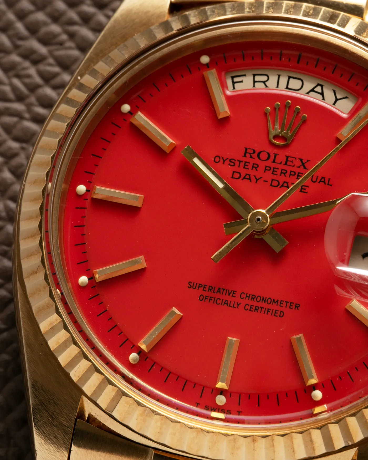 Rolex Day Date 1803 'Stella' Coral Red