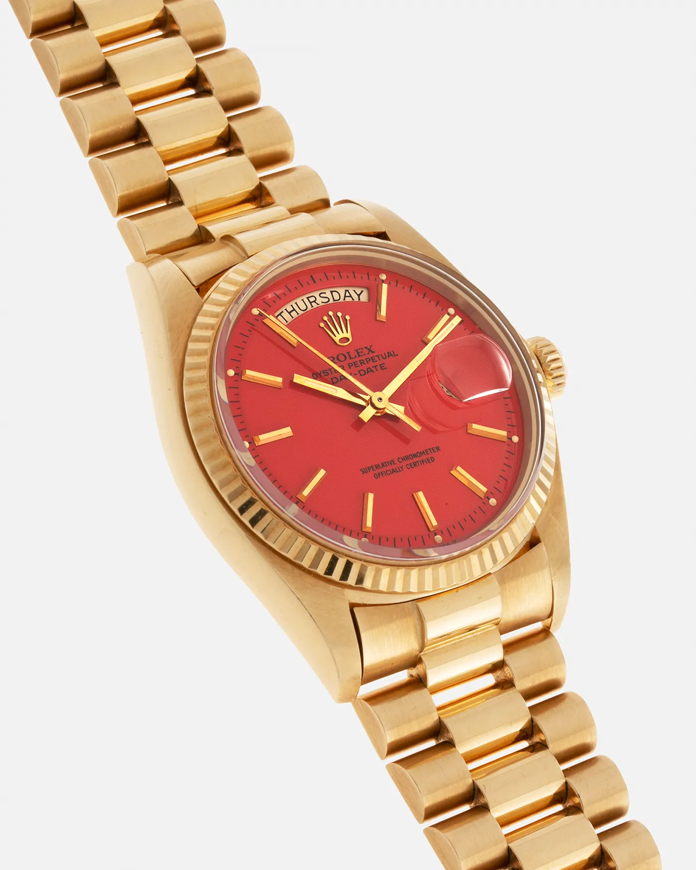 Rolex Day Date 1803 'Stella' Coral Red
