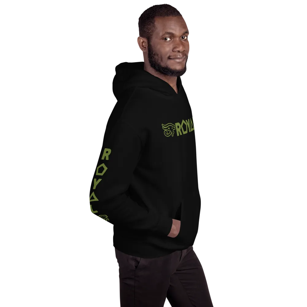 ROYAL. | Urban Resort | RA PARTY ROYAL EMBLEM Unisex Heavy Blend Hoodie OLIVES N MONEY TREES