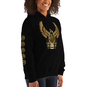 ROYAL. | Urban Resort | RA PARTY ROYAL GRAND RISE Unisex Heavy Blend Hoodie HONEYCOMB GOLD (3 VARIETIES)