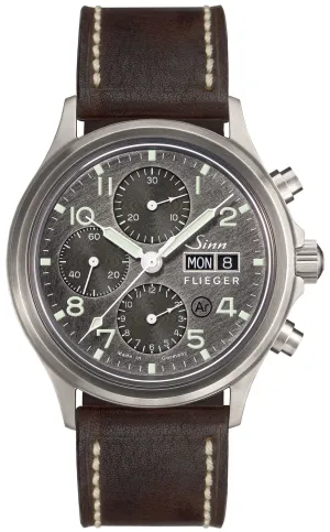 SN Watch 358 Sa Pilot DS Vintage Leather Dark Brown