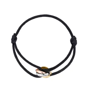 Stainless Steel & Nylon Bracelet Tricolor