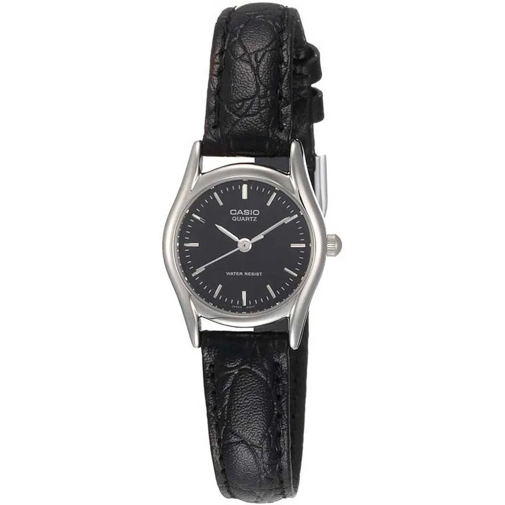 Stylish Casio LTP-1094E Women's Leather Watch