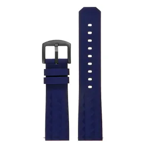 Super Waffle Rubber Strap w/ Matte Black Buckle for Apple Watch