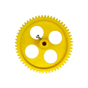 Thick Plastic Spur Gear - 56 Teeth - 86mm Dia - 12mm Width -  6mm Centre Hole Dia