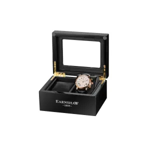 Thomas Earnshaw Maskelyne Chronograph Lapis Collectors Box Small Black Collector'S Box Accessory ES-CBOX2-01